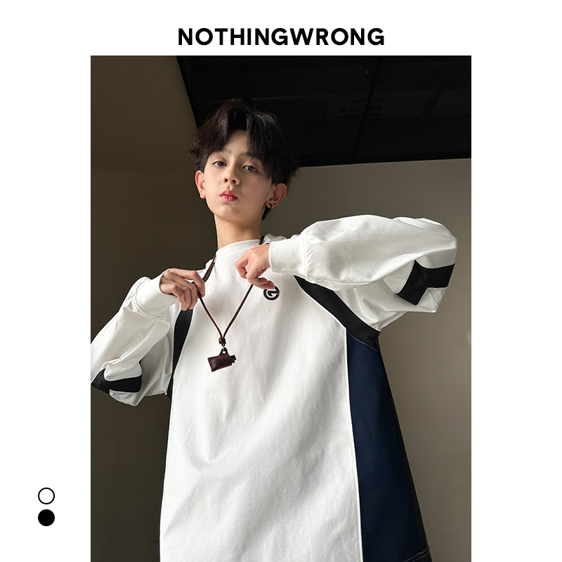 【NW】青少年潮酷字母百搭春季潮流儿童打底童装小孩T恤 CY-NW004