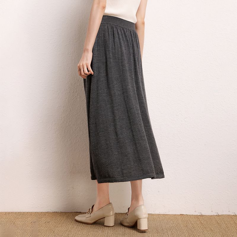 女款精纺羊绒半身裙
