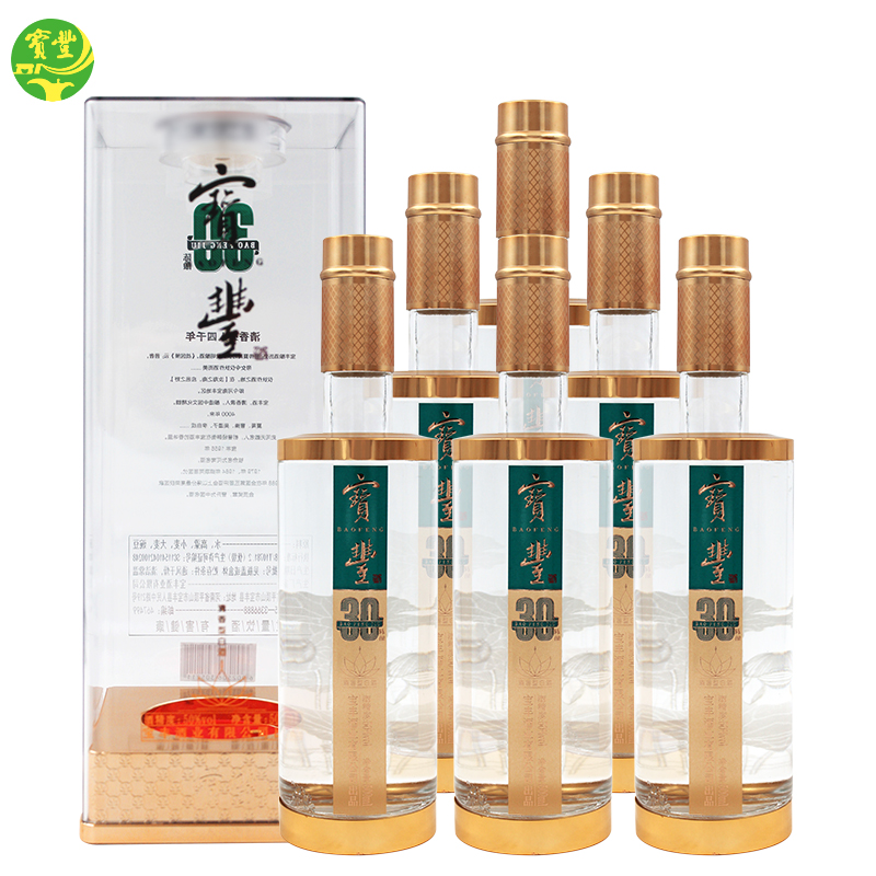 宝丰宝丰2020版陈酿30清香型白酒50度500ml*6瓶整箱50度500ml*6