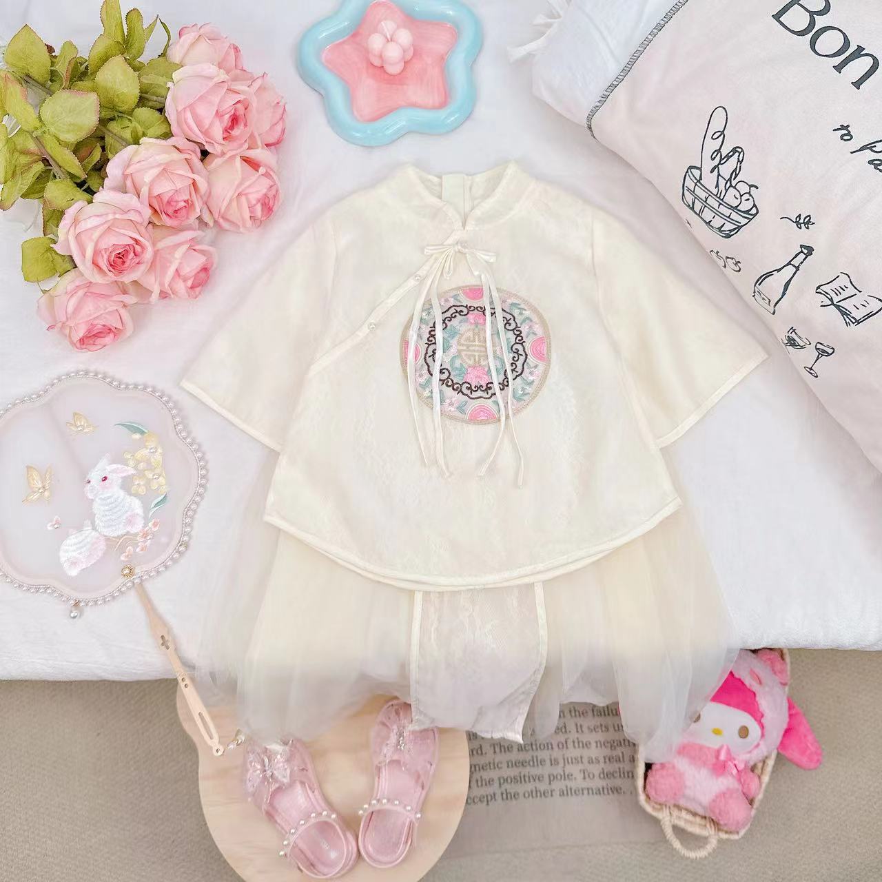 2024夏季新中式国风高端超仙汉服两件套 D-T12