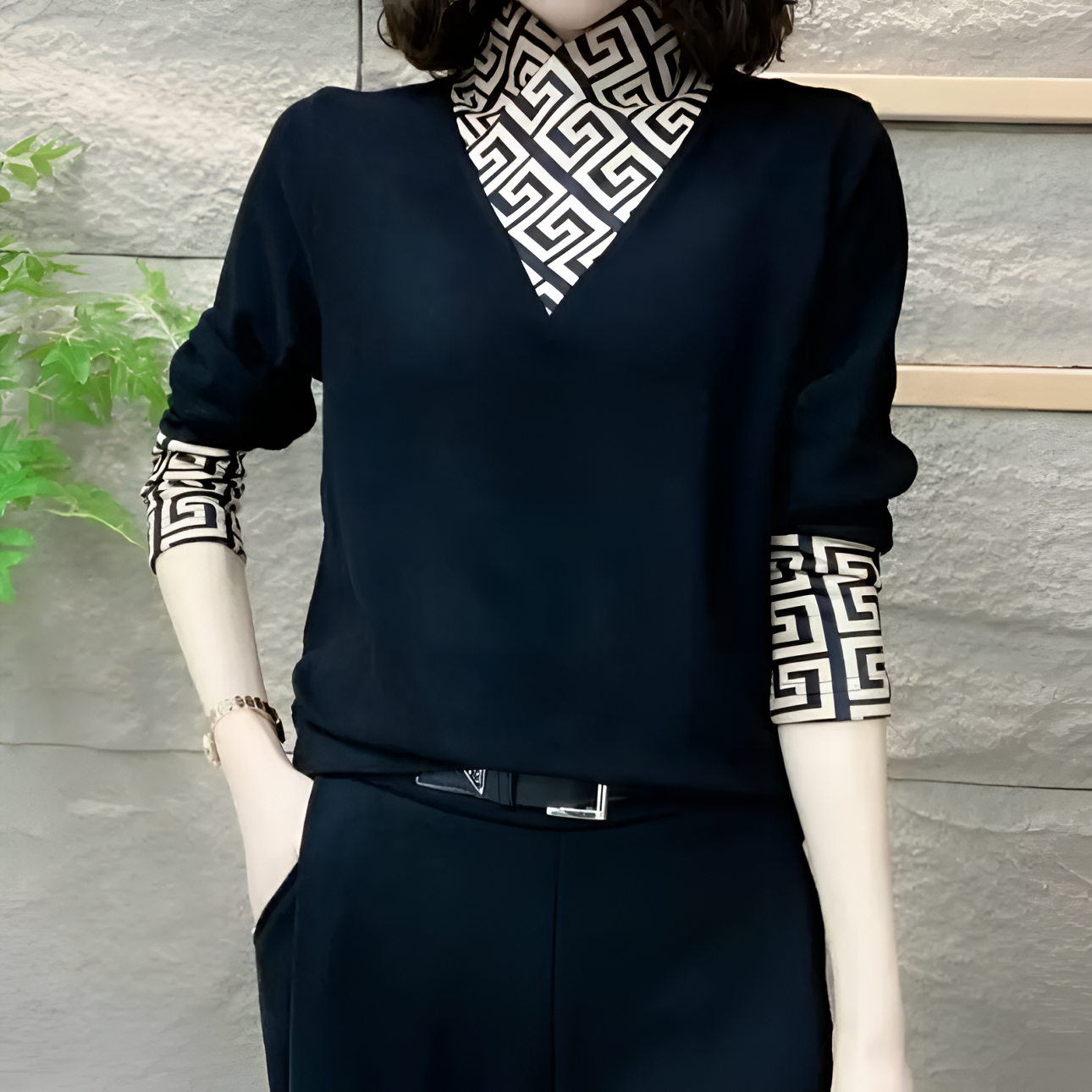 【正品】秋冬弹力半高领加绒打底衫长袖百搭洋气妈妈装时尚保暖上衣