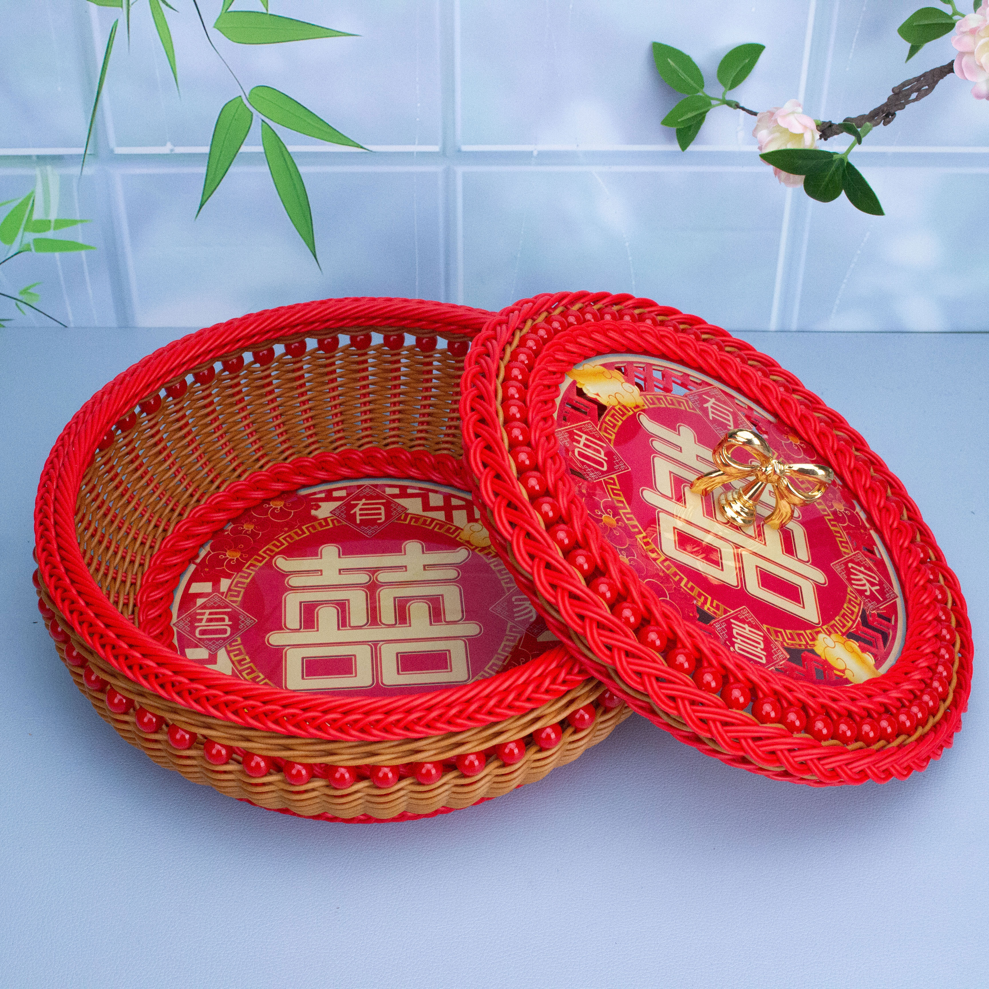 【丹丹_手工】藤条编织作品 新款DIY手工作品