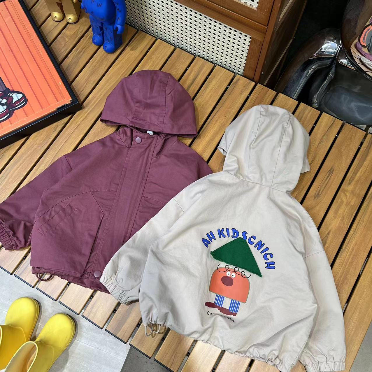 儿童春秋韩版卡通人物小树外套SQ1102 