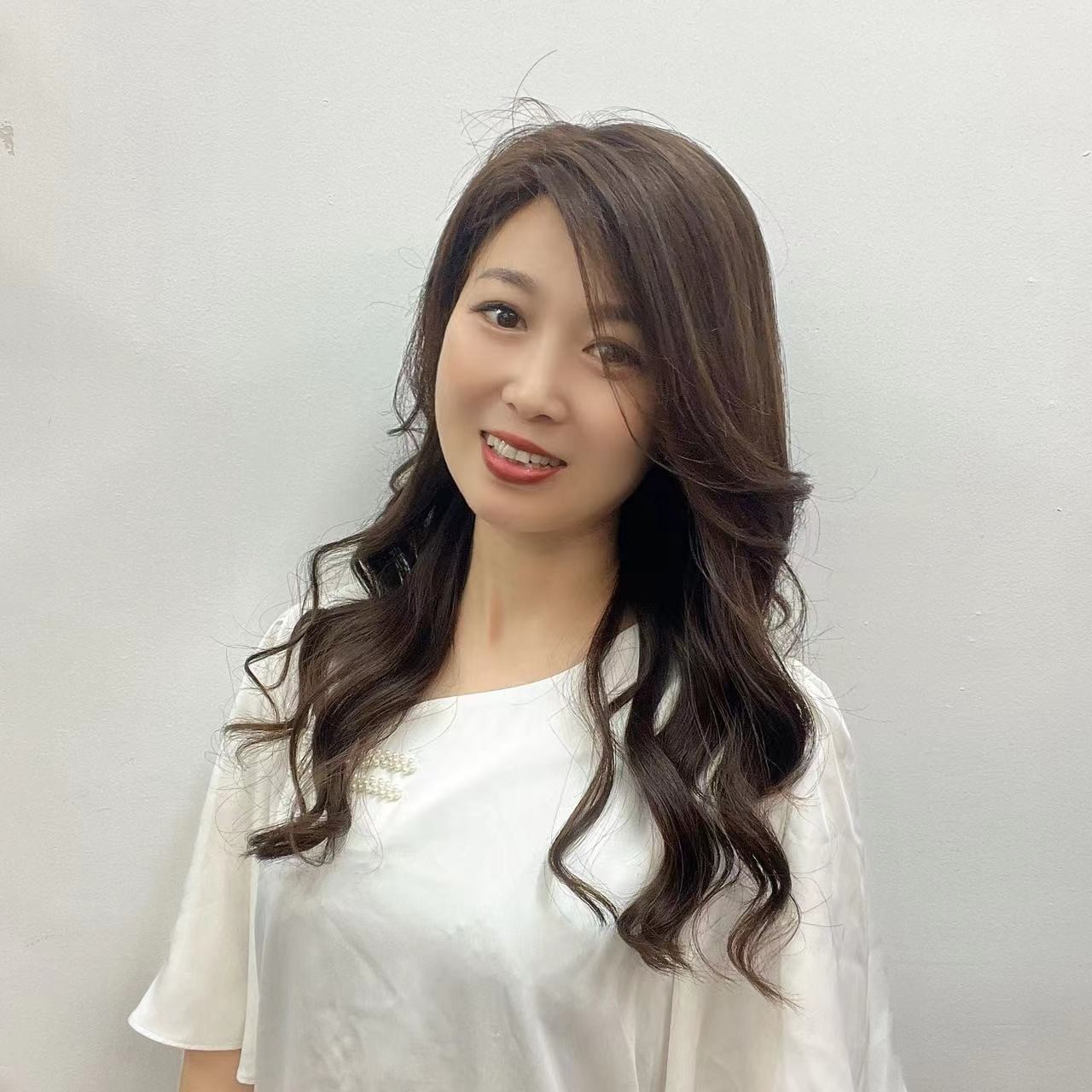 Shinuoge/诗诺格全真发高品质手工勾织女士中长发大波浪假发发套