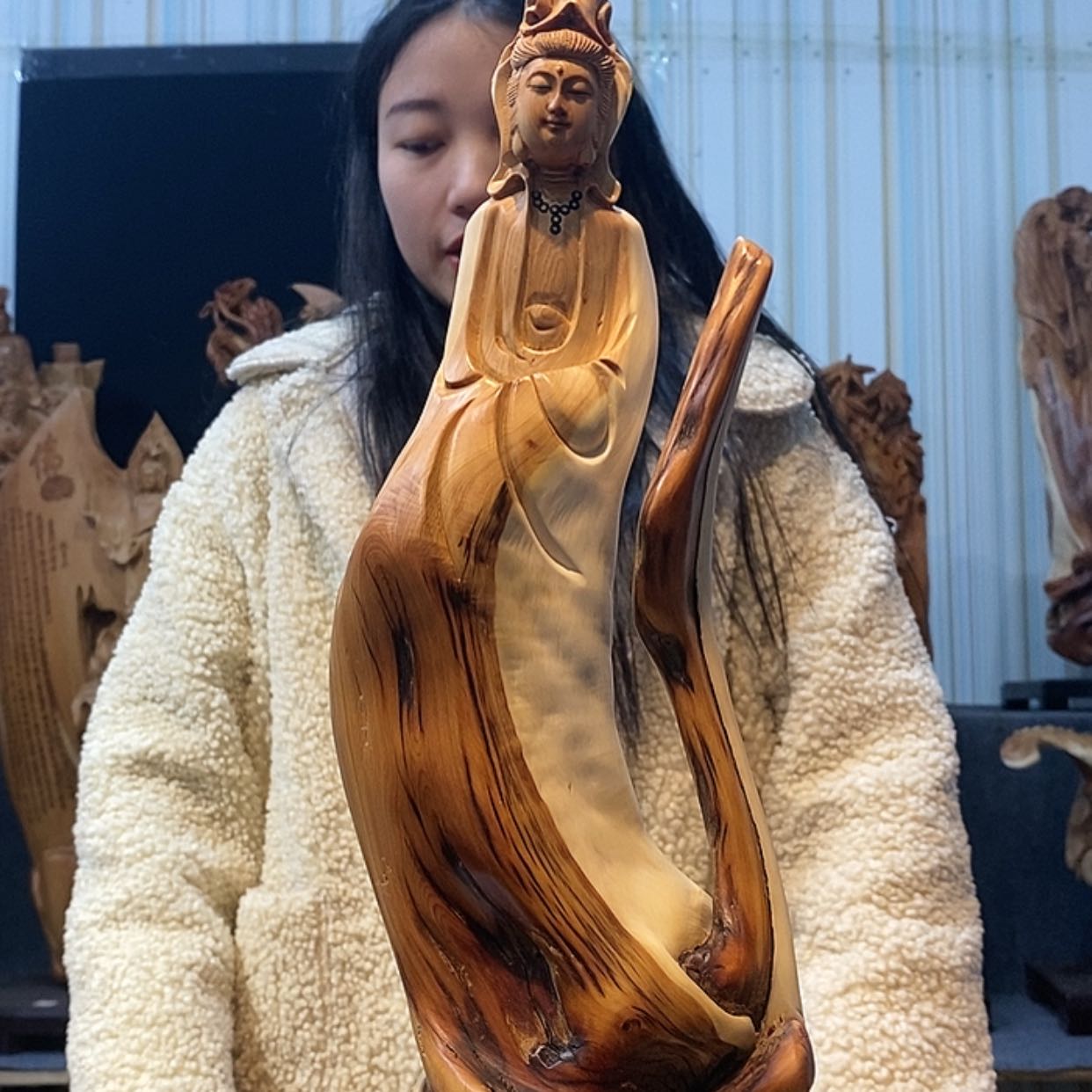 【闪购商品】崖柏根雕