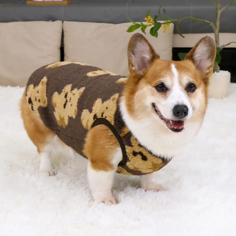 宠物狗狗衣服保暖法兰绒背心冬季秋冬款中型犬小型犬冬天2024新款