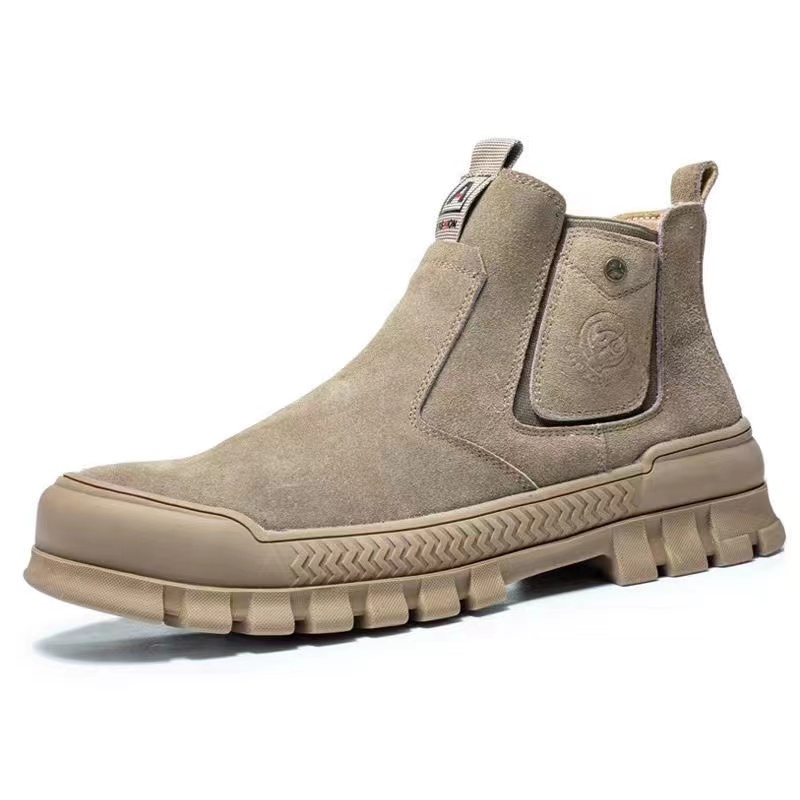 新款一脚蹬劳保鞋男防砸防刺穿耐高温