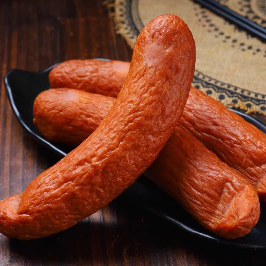 吉林东北特产手工香肠多种口味3斤包邮营养卫生猪肠衣生产食用