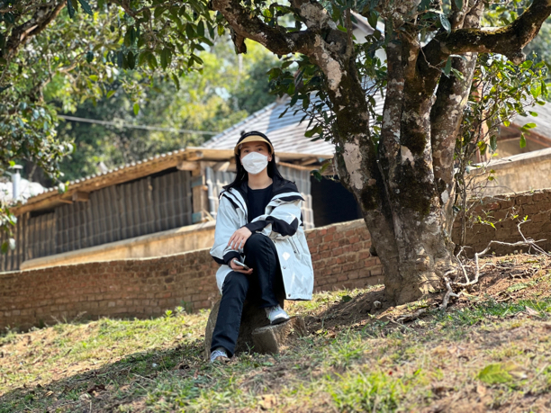 2023年自家保塘古树头春传统手工杀青•200克饼