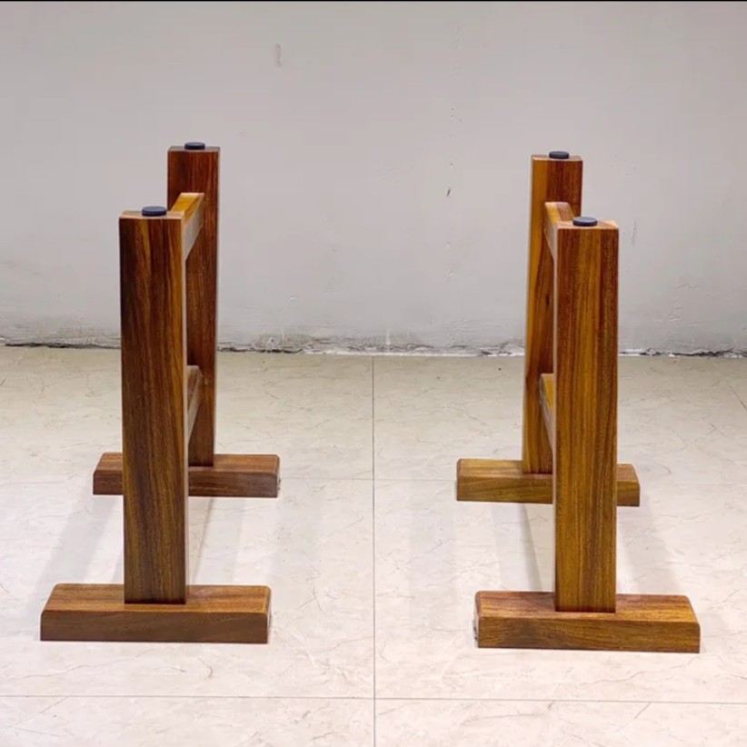 非洲进口实木大板茶台，工字和三脚全实木脚架(不包邮）红木