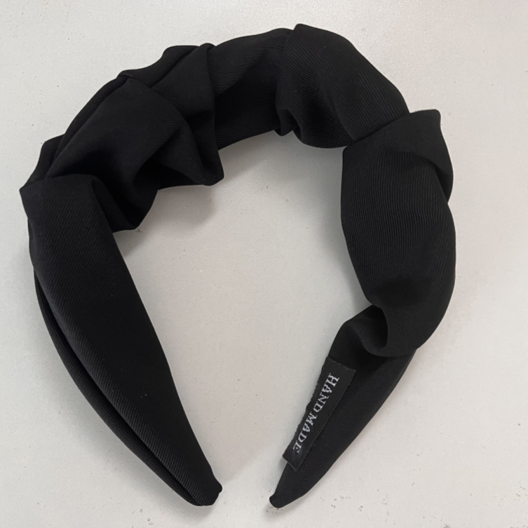 布艺发饰 品牌发箍简约时尚复古褶皱头箍0113L2