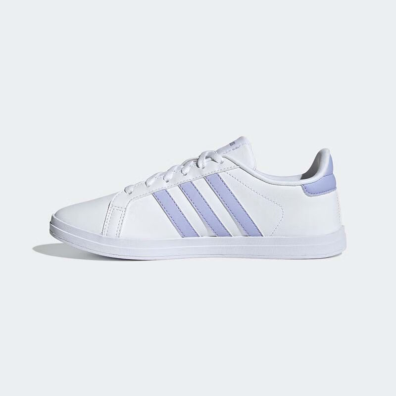adidas neo Courtpoint 低帮板鞋女款白紫H01964