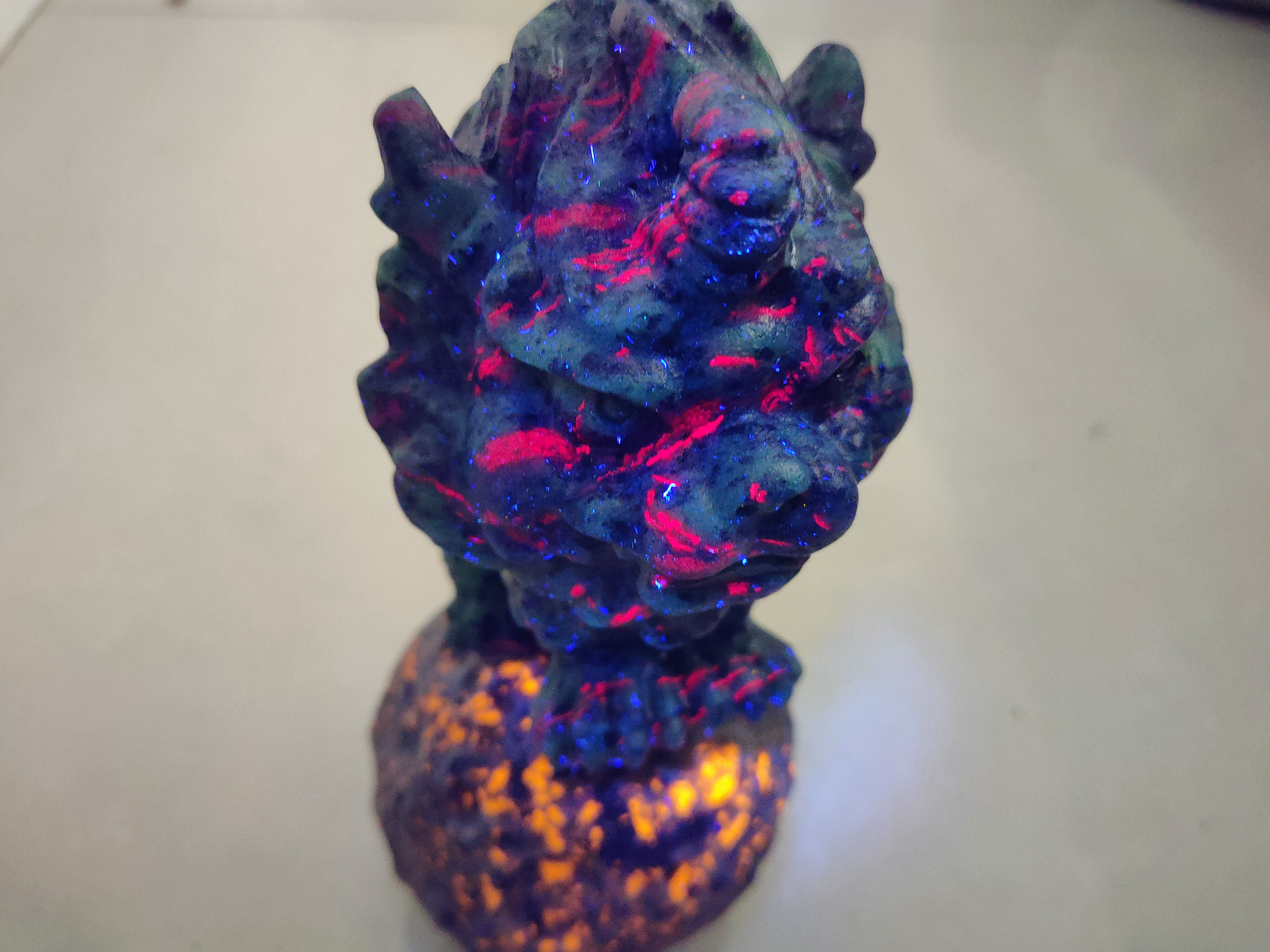 红绿宝手工雕刻貔貅