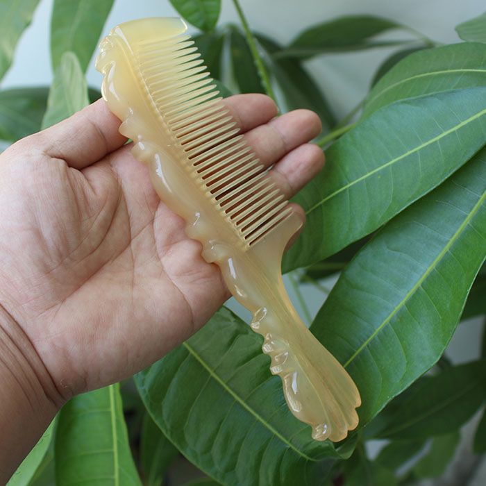 天然羊角梳按摩梳精品梳