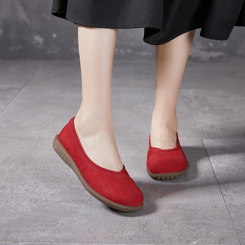 【断码清仓】广州手工真皮女鞋四季单鞋潮女鞋舒适防滑价格亲民特卖