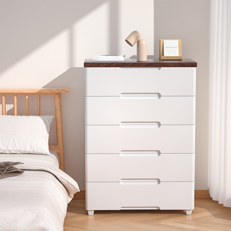 爱丽思加厚收纳柜子塑料储物箱卧室家用衣服多层柜爱丽丝五斗柜