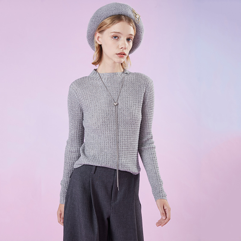 莲灿2025秋冬新款原创设计波西米亚风时尚休闲针织毛衣71EO333010