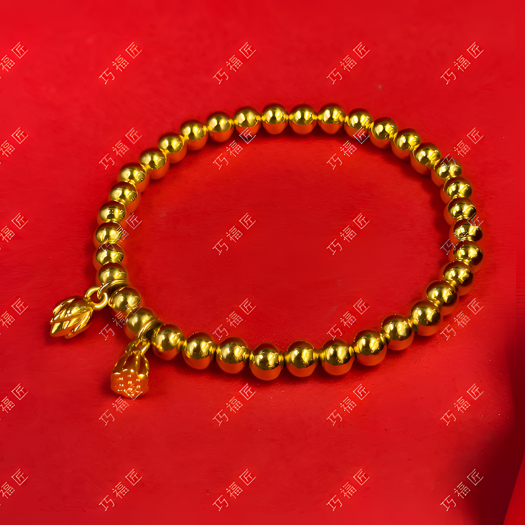 足银手链 磨砂两世欢手链 气质时尚百搭简约女款女士弹力