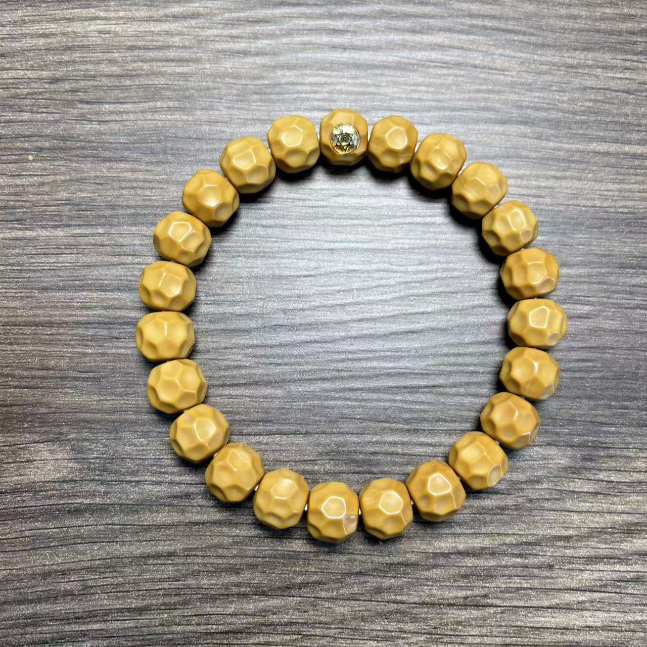 梵尘文玩  黑金光面无相猴头手串  全品无暇高品质