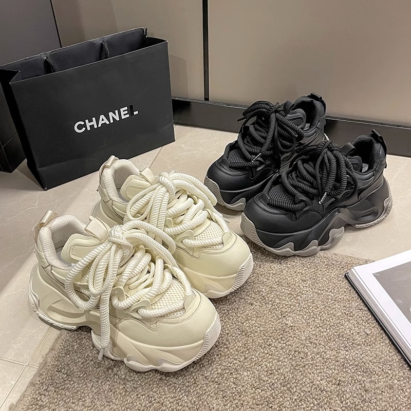 红蜻蜓牌老爹鞋女2023年新款秋季厚底增高运动鞋ins夏季休闲跑步