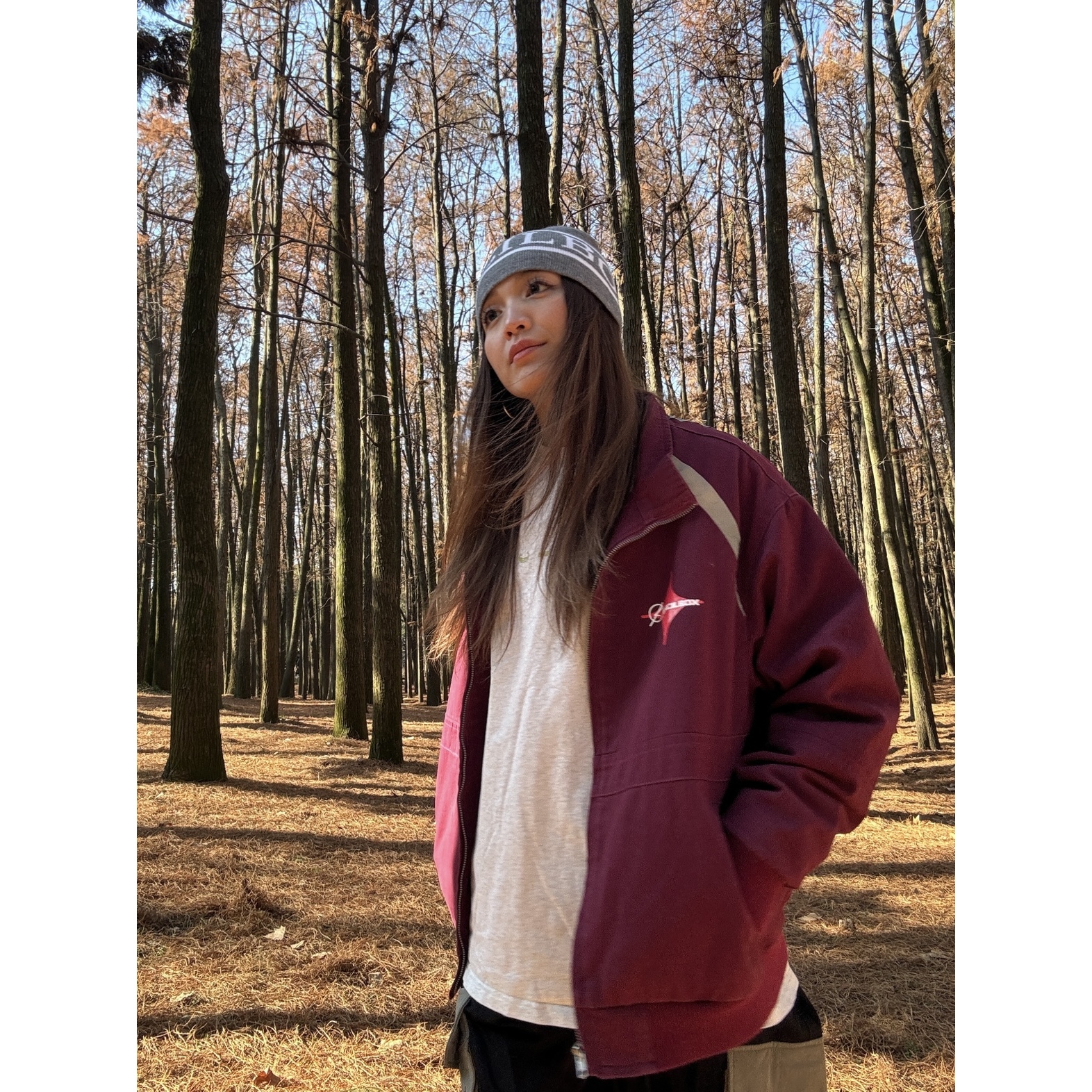 KencilBox千笔盒子原创设计潮流嘻哈街头潮人宽松工装夹克外套