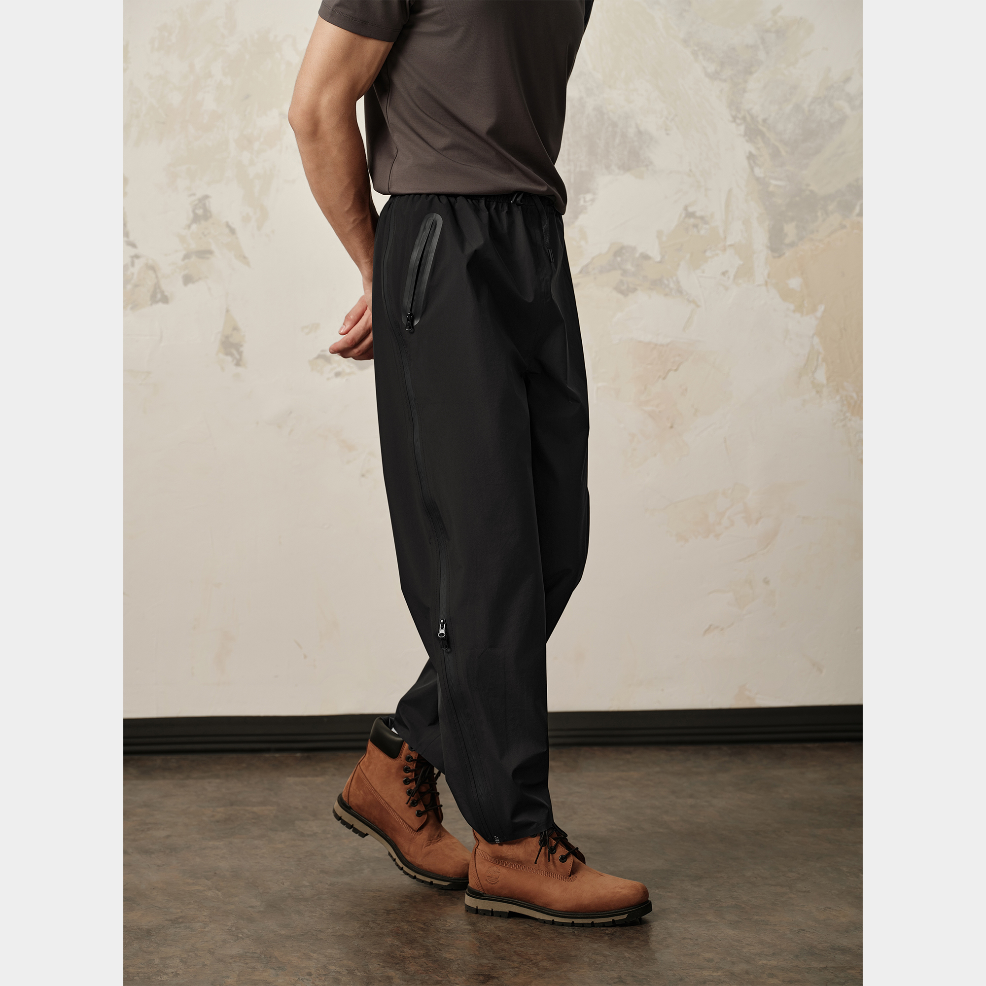 全防水真冲锋裤【全侧双向双开拉链】三防无缝压胶透气专业运动户外