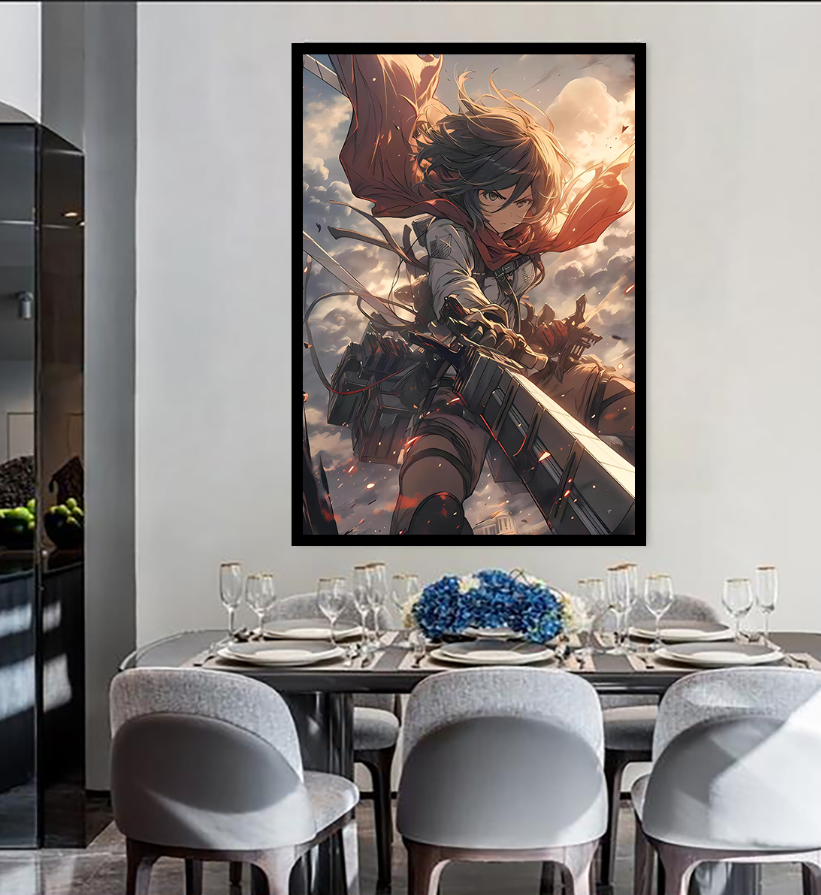 【进击的巨人】动漫装饰挂画40*60