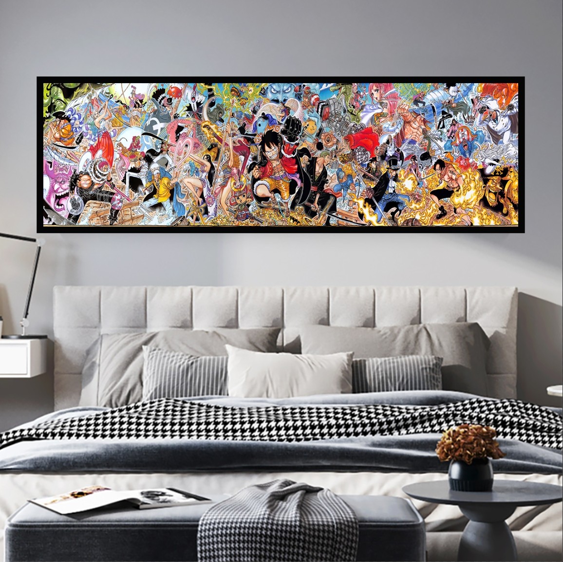 【海贼王】动漫装饰挂画40*140