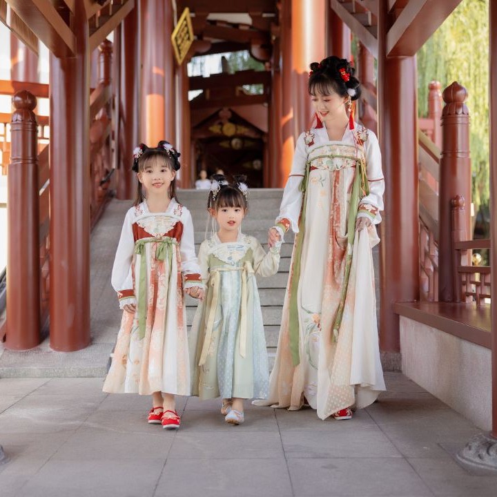 【小仙兔】中秋节原创改良汉服童装小仙兔中国风儿童春秋日常