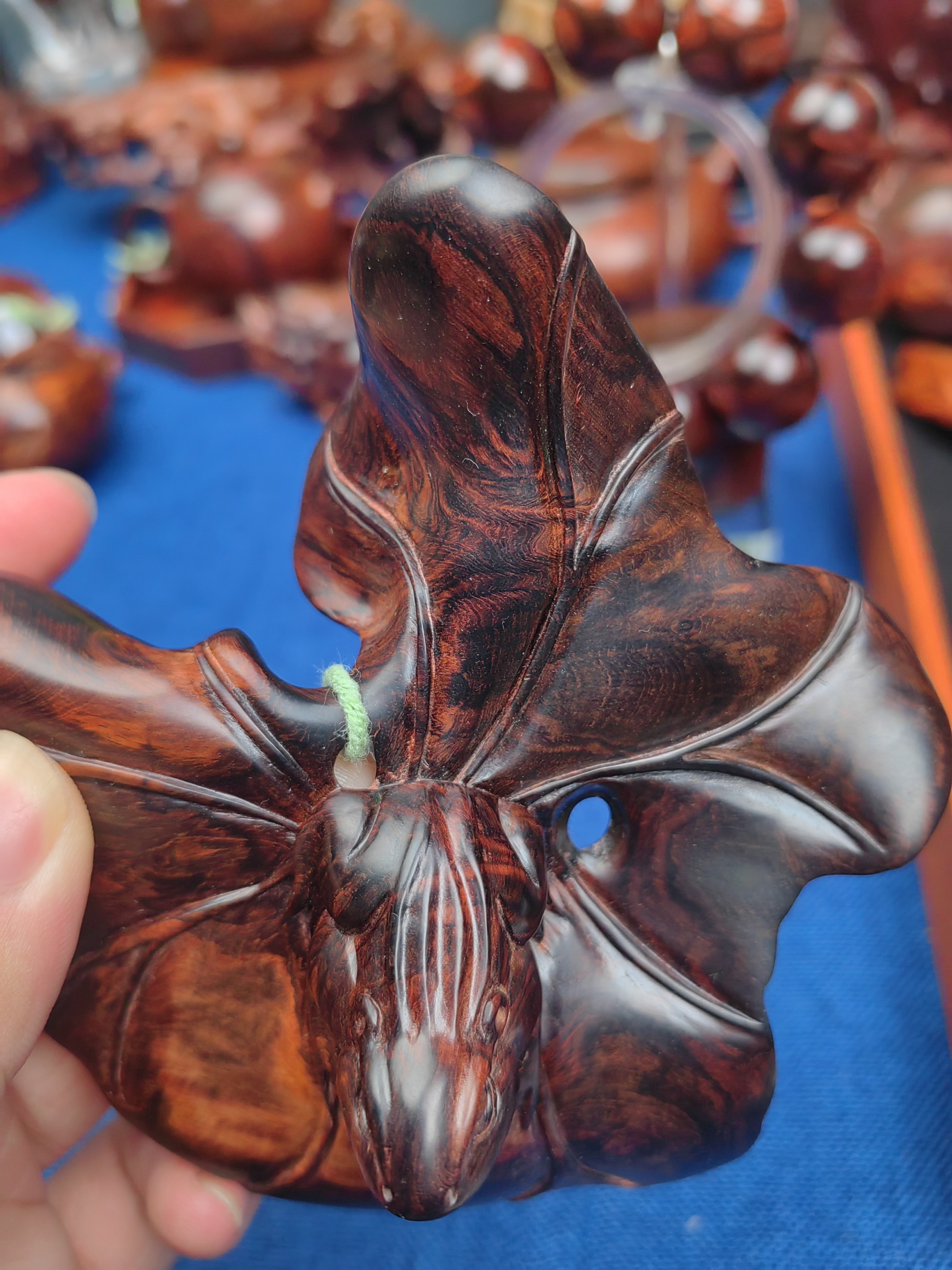 1088海南黄花梨老料帝王紫呱呱来财