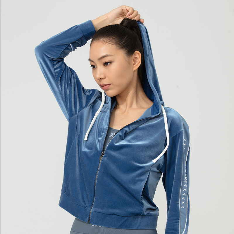 X-BIONIC 翎羽丝绒女春秋开衫FEATHER VELVET JACKET长袖运动瑜伽