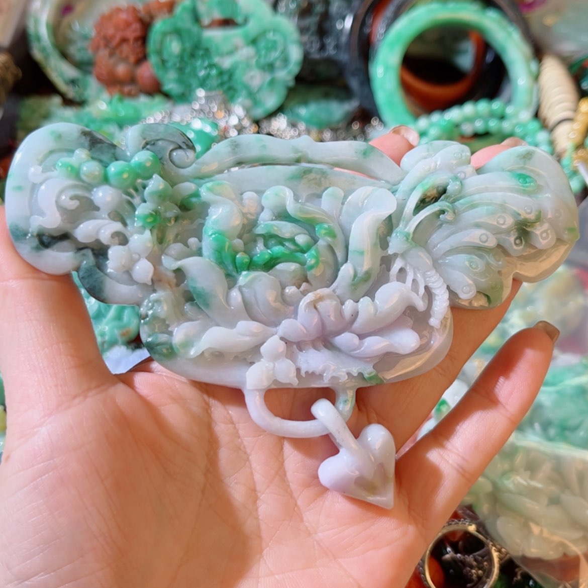 【闪购商品】定制翡翠未镶嵌喵*待编织