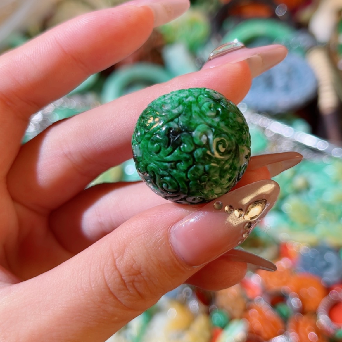 【闪购商品】定制翡翠未镶嵌花*