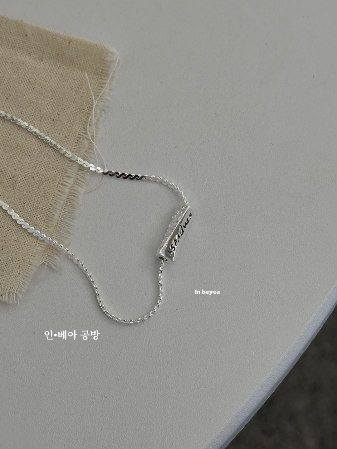 坠链均925银 三角刻字蛇骨项链40+5cm 粗版 5067