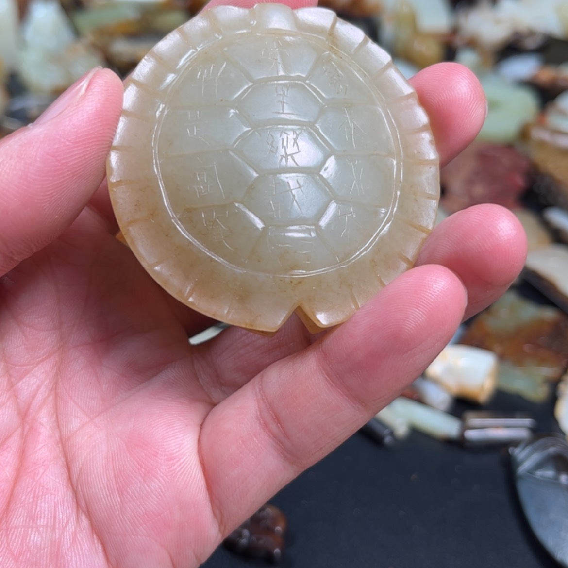 【闪购商品】和田玉（糖玉）挂件未镶嵌闲**鹤