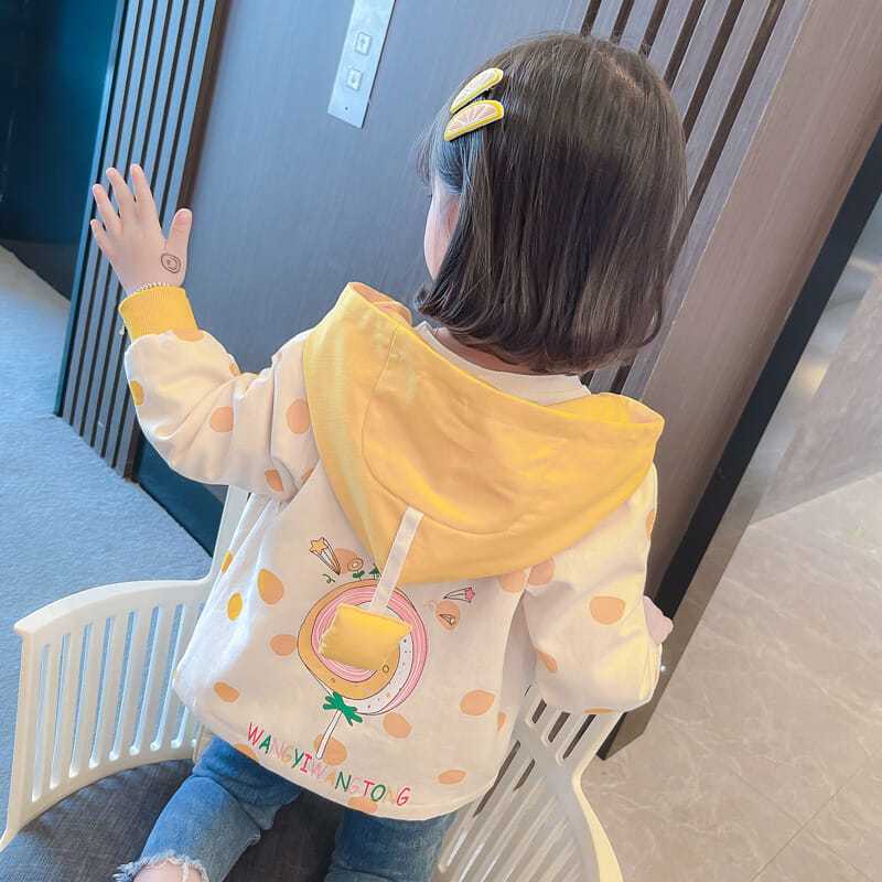 女童儿童2025新款春秋夹克外套女宝宝连帽秋季外套中小童春装洋气