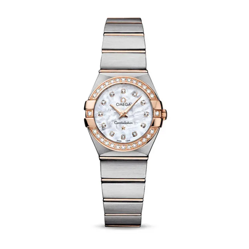 99新 Omega/欧米茄  星座 公价63000 表径27mm 女款单表优雅带钻