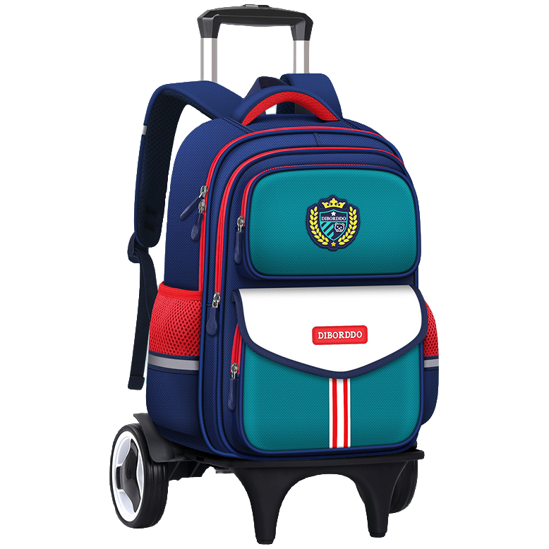 儿童拉杆书包小学生二年级三六年级男孩四五超轻女减负护脊拉杆箱