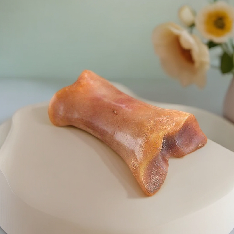 精美骆驼骨雕刻骨节吊坠手把件