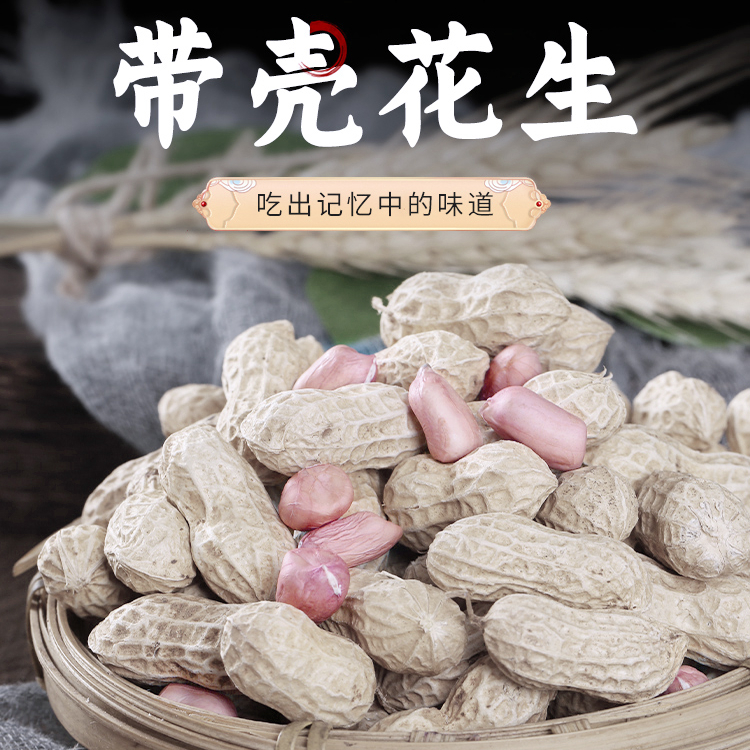 苏班烤花生蒜蓉奶香咸香小珍珠带壳米坚果炒货下酒菜批发香酥原味