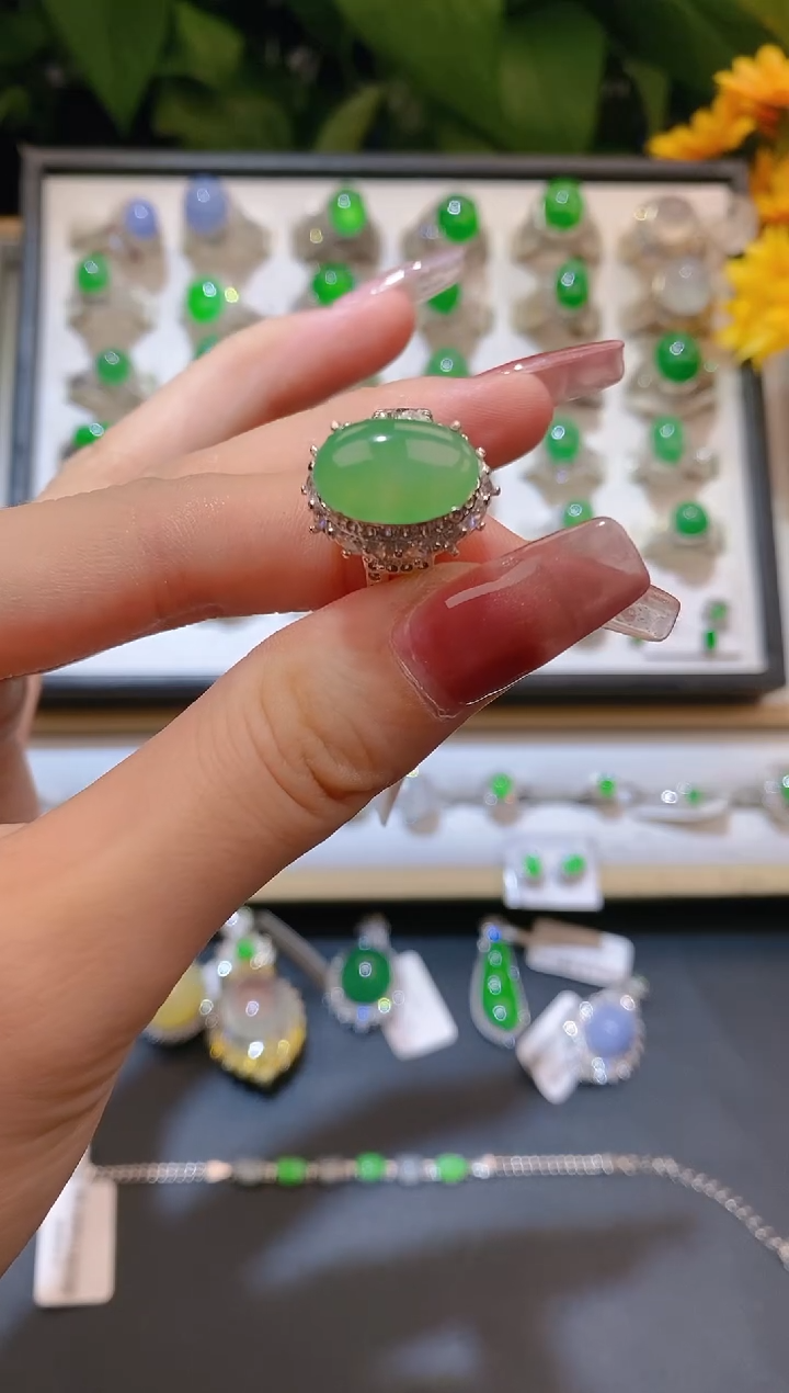 【闪购商品】翡翠耳饰未镶嵌150065铜