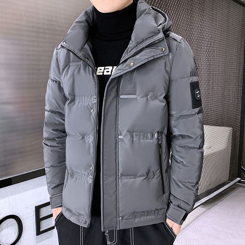 波司澄2023冬季新款白鸭绒羽绒服男加厚修身时尚青少年免洗连帽品