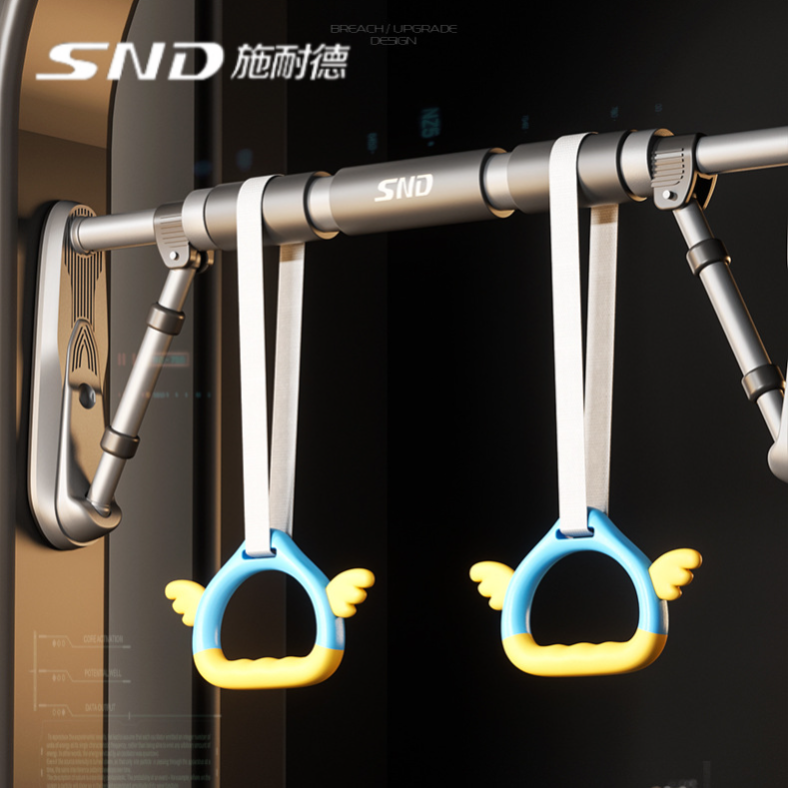 SND施耐德单杠家用室内健身器材引体向上器儿童运动家庭免打孔