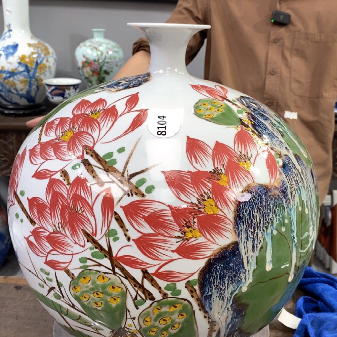 摆件吴义松陶瓷直播间8104