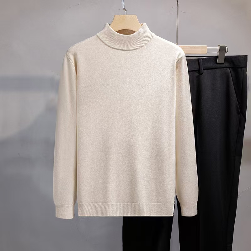 【男款】半高领商务休闲百搭男款羊毛针织衫