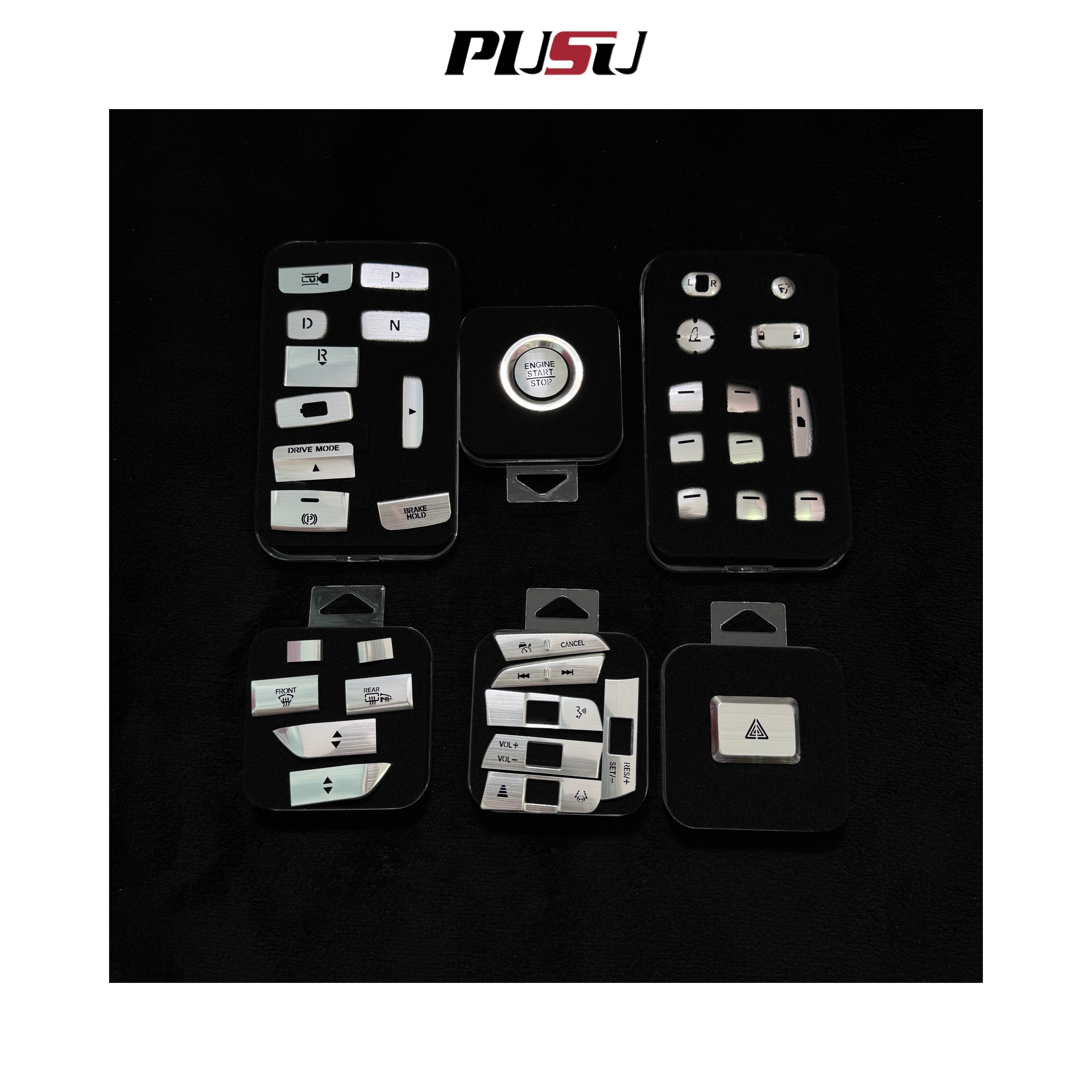 银色按键贴，雅阁-英仕派，不支持退货。