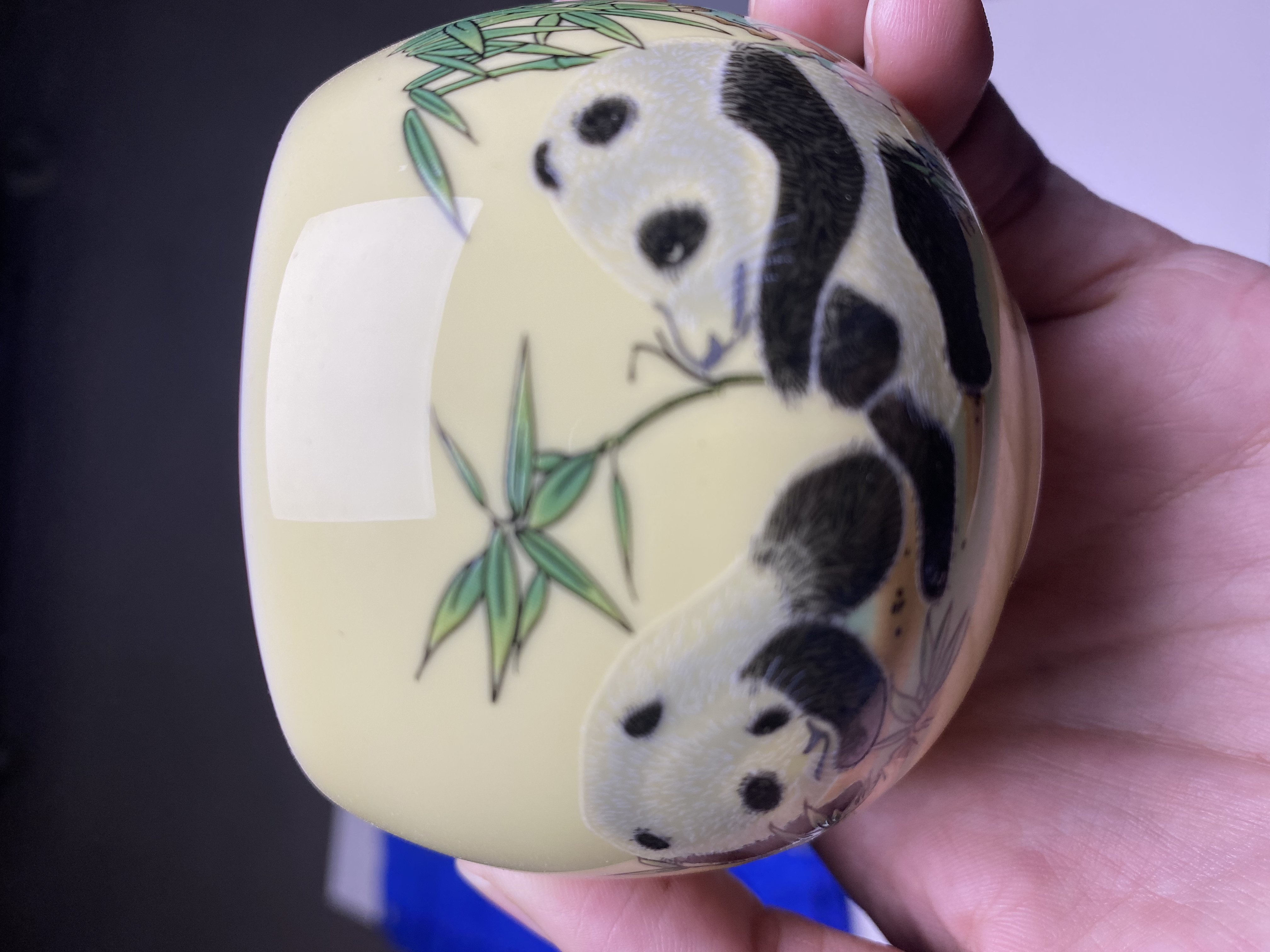 【闪购商品】瓷茶盏节节高升熊猫吉祥主人杯B