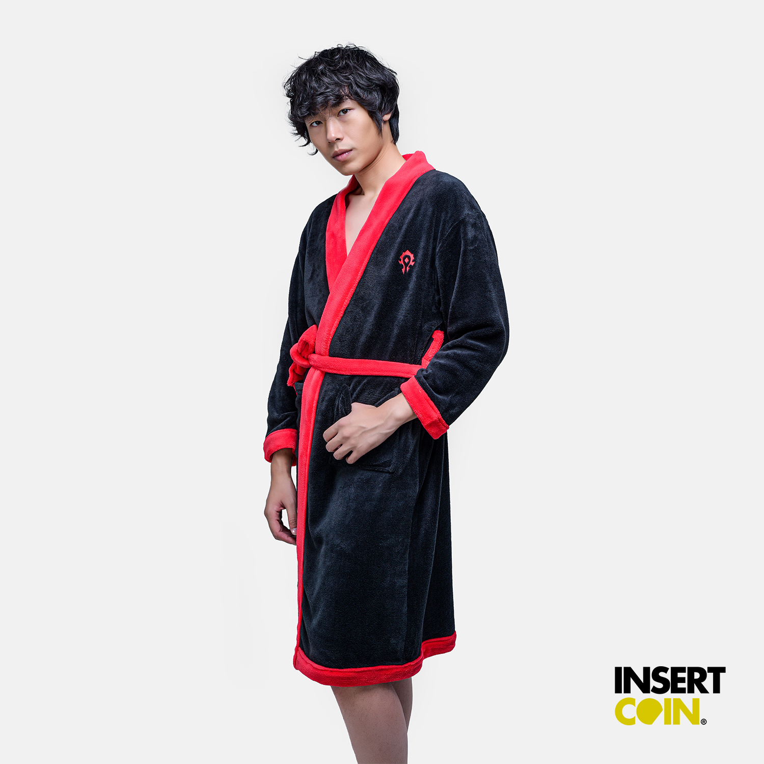 Blizzard暴雪&INSERT COIN联名魔兽世界部落&联盟款浴袍居家睡袍