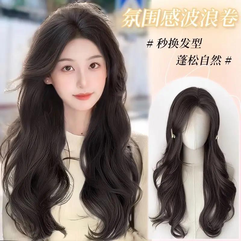 新疆包邮疆藏包邮假发女长发自然全头套仿真全真人发时尚新款蓬松