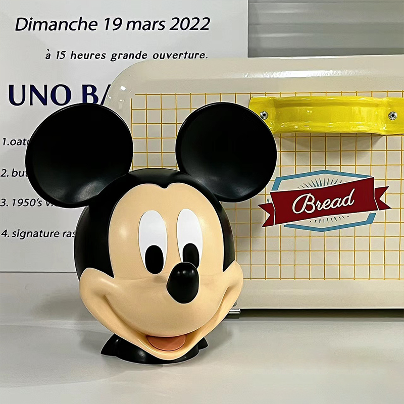 创意米奇头存钱罐可爱卡通客厅装饰摆件唐老鸭收纳罐乔迁新居礼物